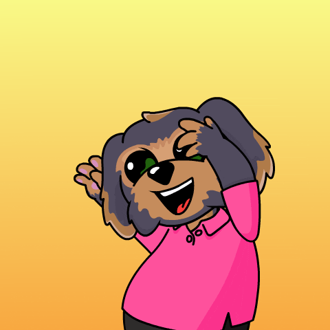 Cute Dog Happy Dancing Moves GIF