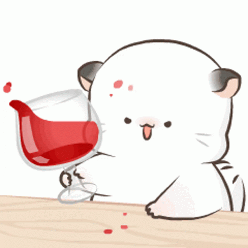 Cute Drunk Sticker Bevo Mess GIF