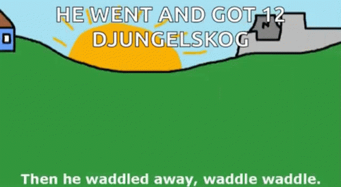 Cute Duck Waddles Away GIF