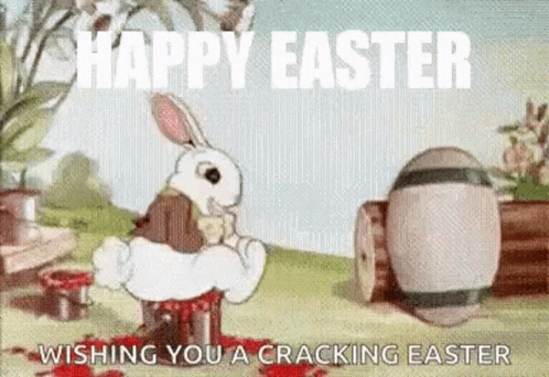 Cute Easter Cracking Day GIF