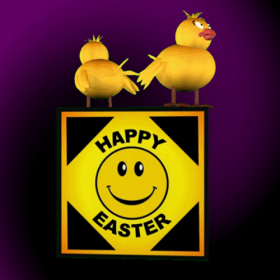 Cute Easter Ducks Emoji GIF
