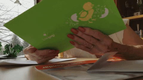 Cute Easter Greeting Card GIF