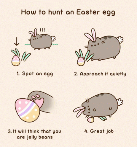 Cute Easter Hunt Guide GIF