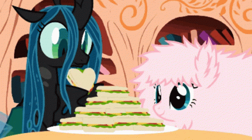 Cute Eating Pink Fluffy Unicorns Dancing On Rainbows GIF