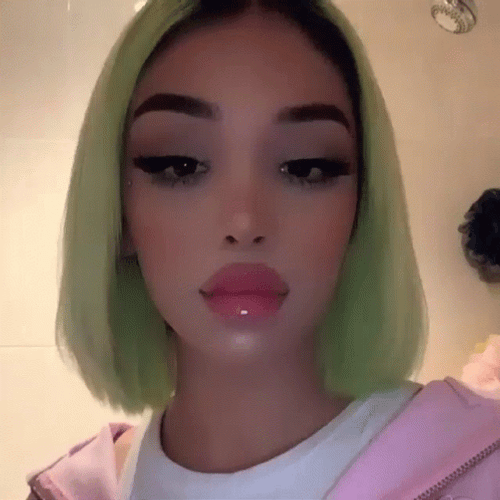 Cute Egirl Pouting GIF