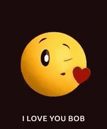 Cute Emoji I Love You Bob GIF