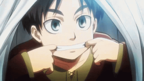 Cute Eren Yeager Sweet Smile GIF