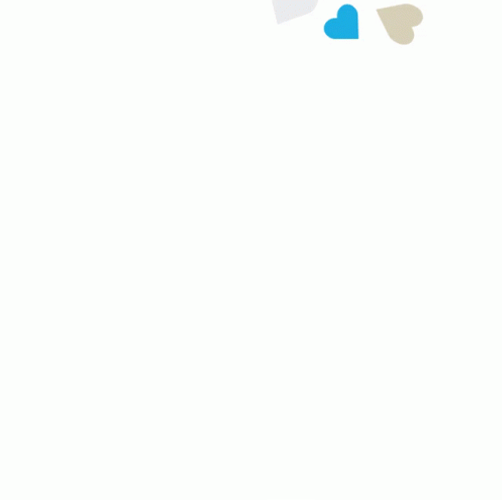Cute Falling Hearts Happy Valentines Day GIF