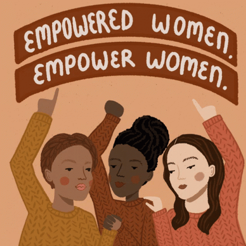 Cute Female Poster Empowered Women GIF
