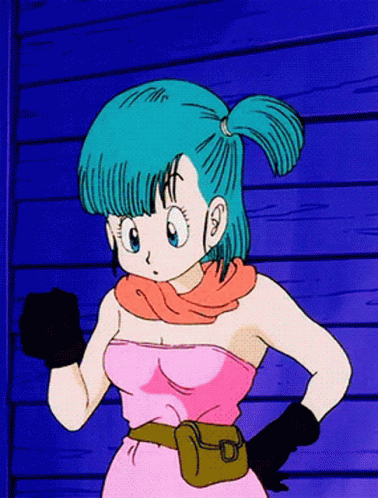 Cute Flirty Bulma Dancing GIF
