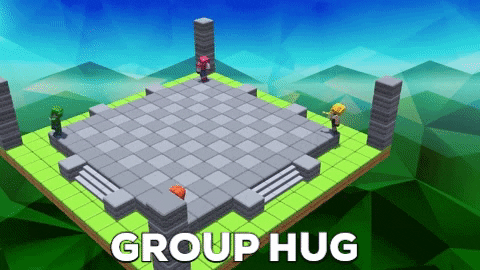 Cute Friend Hug Nintendo GIF