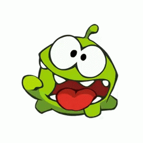 Cute Frog Feed Me Gesture GIF