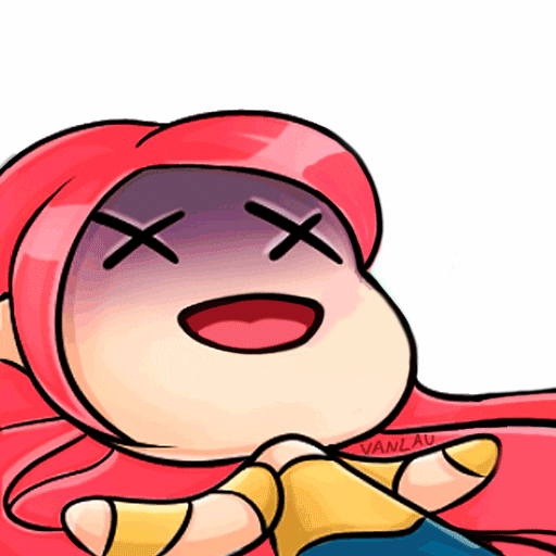 Cute Ghost Coming Out Of Woman's Mouth GIF