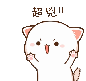 Cute Ghost Scared By Cute White Cat GIF