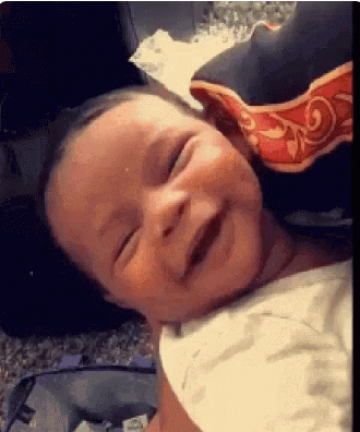 Cute Giggling Baby Fever GIF