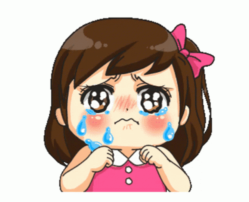 Cute Girl Crying GIF