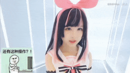 Cute Girl Funny Faces Expression GIF