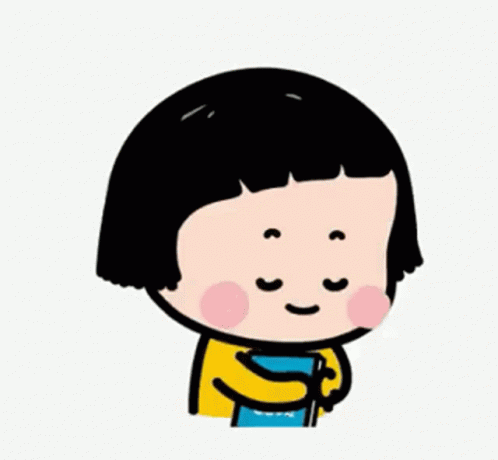 Cute Girl I Love You Flipbook GIF