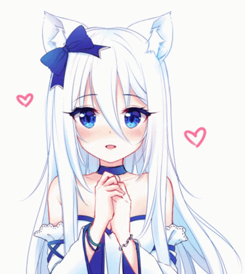 Premium AI Image | cute embarrassed blushing anime girl with blond hair  holding a love letter