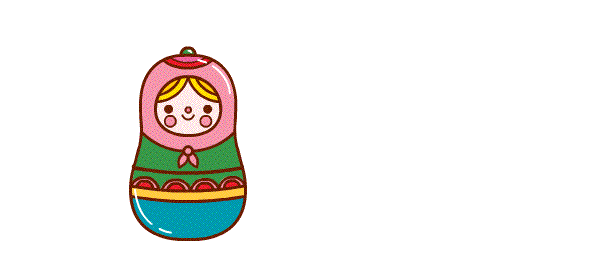 Cute Girly Russian Dolls GIF