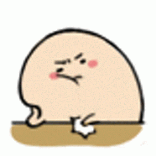Cute Gomachama Waiting Patiently GIF