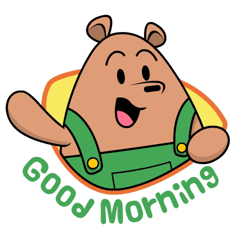 Cute Good Morning Wednesday Brown Bear GIF