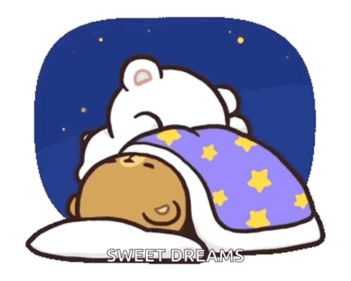 Cute Good Night Milk And Mocha GIF