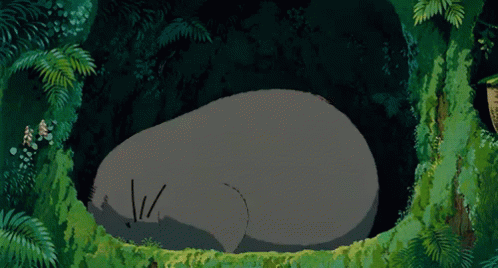 Cute Goodnight Totoro GIF