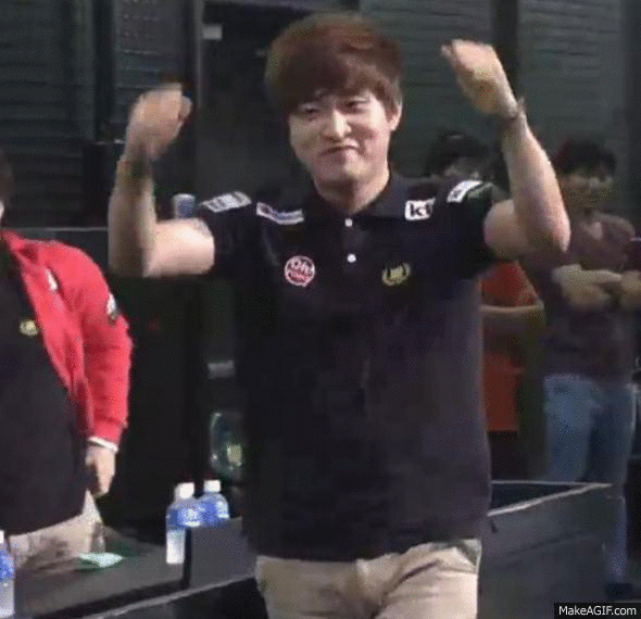 Cute Guy Fist Pump GIF