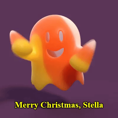 Cute Halloween Smiling Ghost Gummies GIF