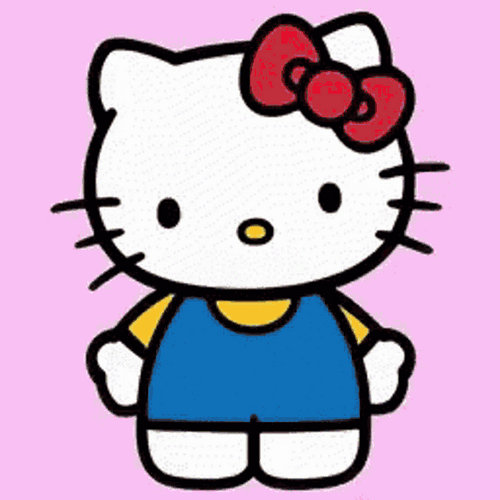 Cute Happy Birthday Have Great Day Hello Kitty GIF