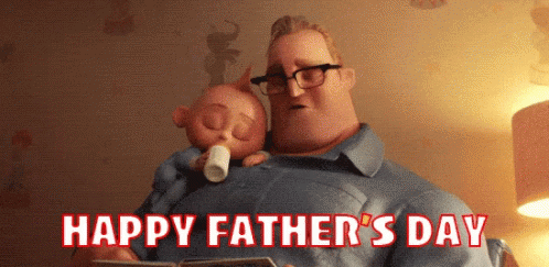 Cute Happy Fathers Day The Incredibles GIF