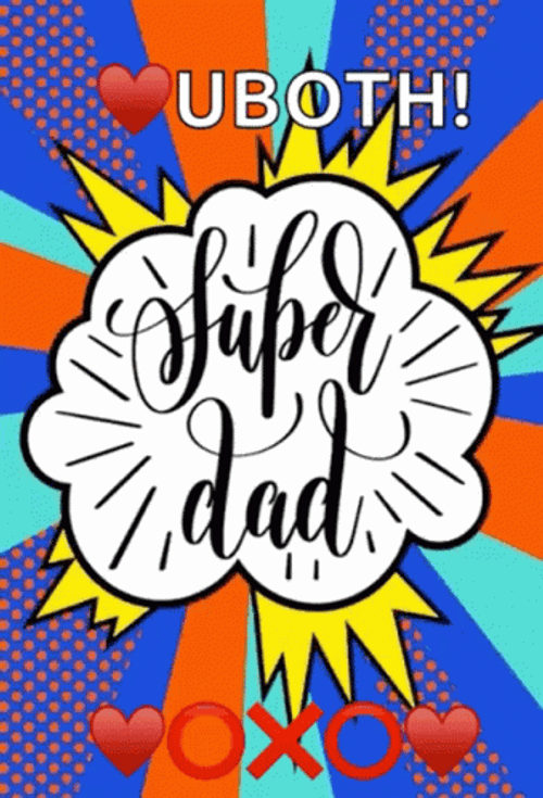Cute Happy Fathers Day Duper Dad GIF