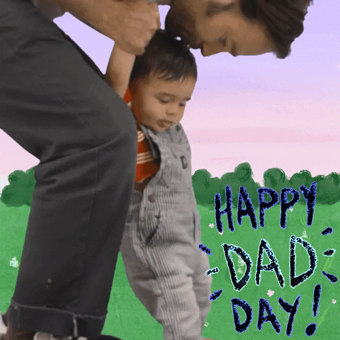 Cute Happy Fathers Day Father And Son GIF