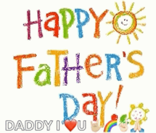 Cute Happy Fathers Day Love You Dad GIF