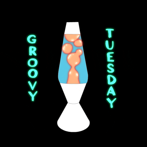 Cute Happy Groovy Tuesday Lava Lamp GIF