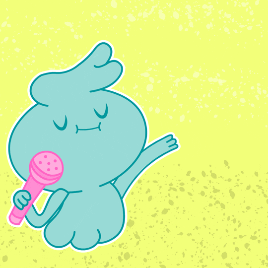 Cute Happy Monday Magical Ghost Cartoon GIF
