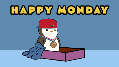 Cute Happy Monday Pants Bear GIF