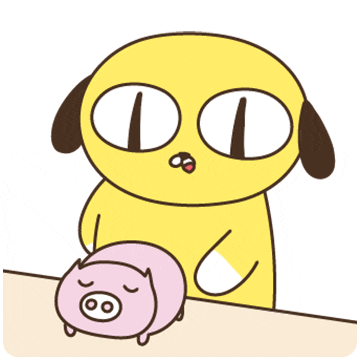 Cute Happy Money Saving GIF