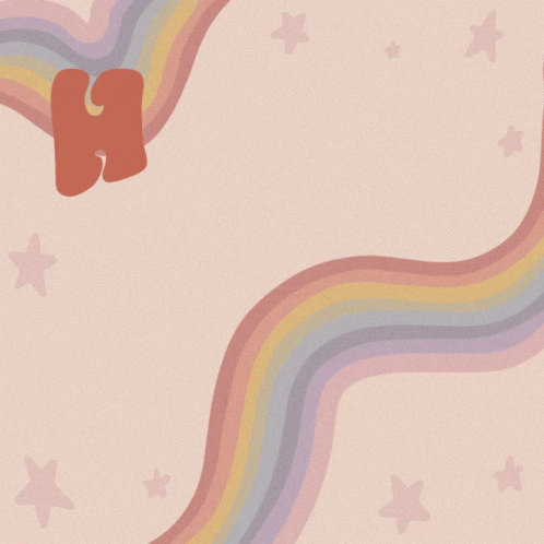 Cute Happy Pride Month Rainbow Greeting GIF