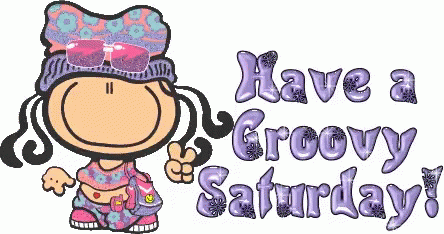 Cute Happy Saturday Cartoon Kid GIF