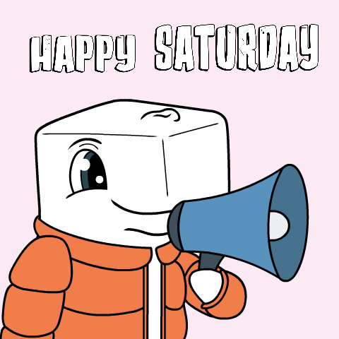 Cute Happy Saturday Ordinary Friends Whale Speaking GIF