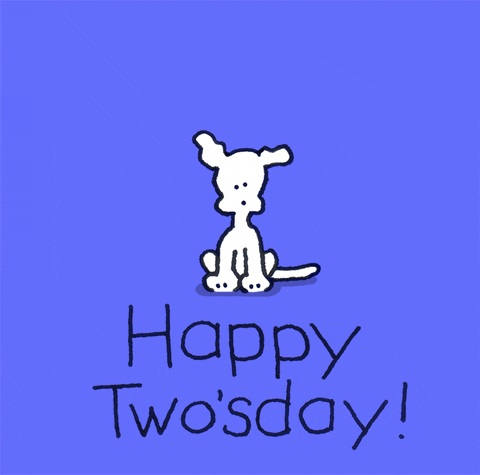 Cute Happy Tuesday Chippy The Dog GIF