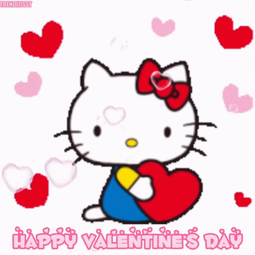 Cute Happy Valentines Day 498 X 498 Gif GIF
