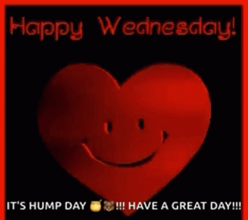 Cute Happy Wednesday Red Heart GIF
