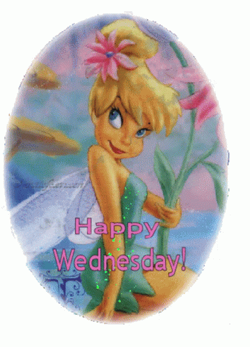Cute Happy Wednesday Tinker Bell GIF