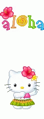 Cute Hello Kitty Aloha Dance GIF