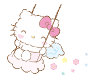 Cute Hello Kitty Sticker GIF
