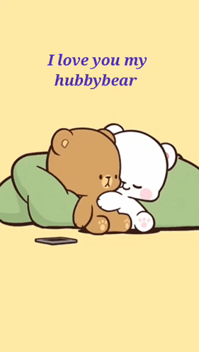 Cute I Love You Hubbybear GIF