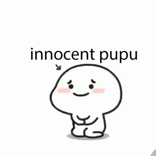 Cute Innocent Pupu Cartoon Character GIF 
